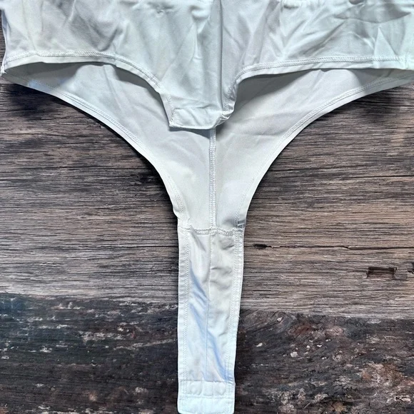 J. Crew Blue Striped Button down Women’s Bodysuit - Picture 3 of 7